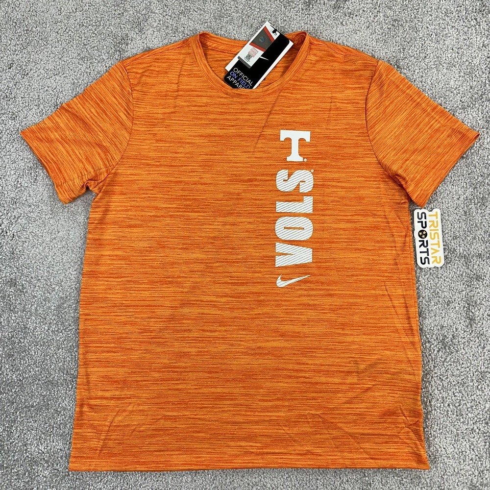 Tennessee Volunteers Shirt Womens Medium Orange NCAA Football Nike Dri Fit Vols